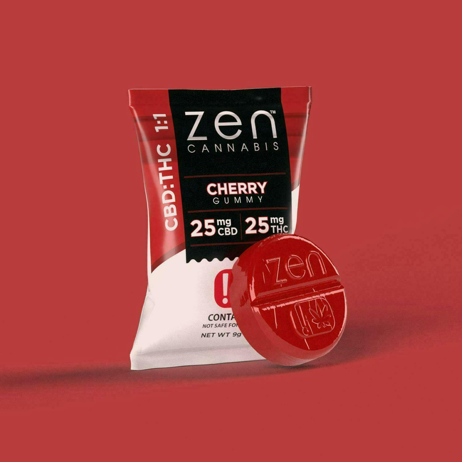 Gummies (10pc) - Hybrid Cherry 1:1 at Seed of Life Labs | Miles City Dispensary
