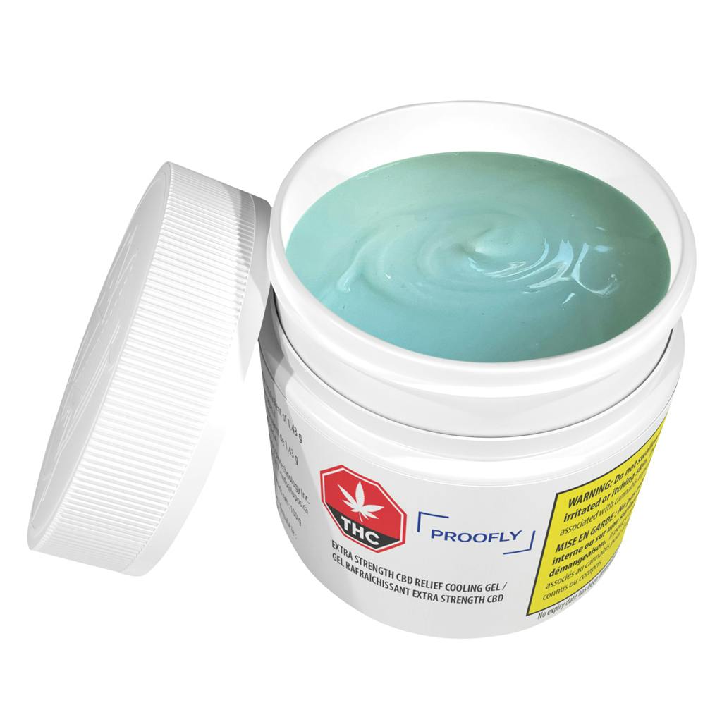 Proofly - Extra Strength CBD Relief Cooling Gel - Sativa - 100g