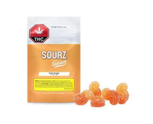 Spinach - SOURZ by Spinach - Peach Orange 1:1 - Hybrid - 5x5g