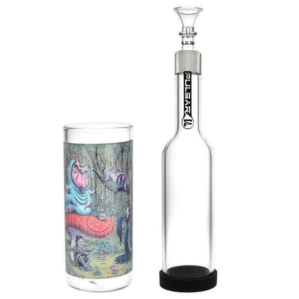 Pulsar Malice in Wonderland Gravity Water Pipe 11.25" - Clear