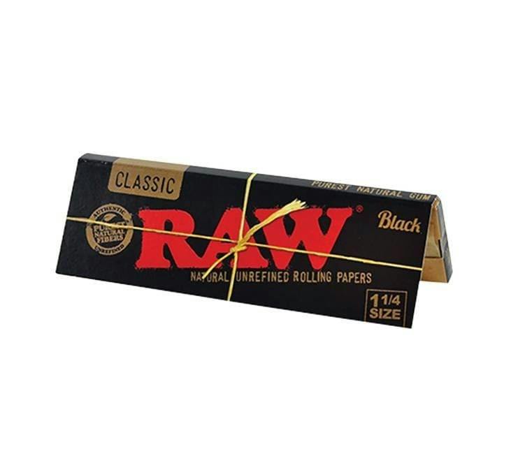 Raw Black Extra Fine Unbleached 1 1/4