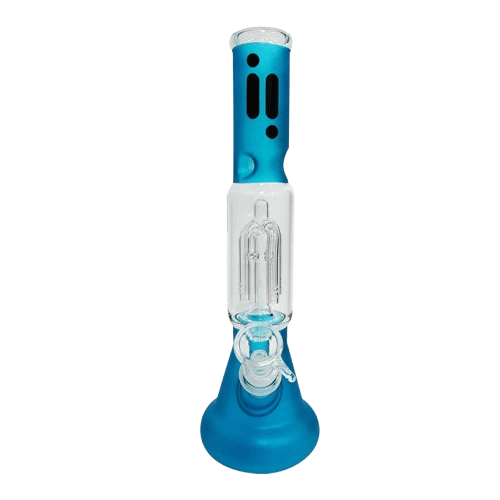 Infyniti, 12' Flared Beaker w/ Tree Perc & Ash Catcher, Blue