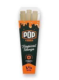 Pop Cones Tropical Mango 6pk (1 1/4)