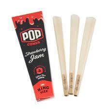 Pop Cones Strawberry Jam 6pk (1 1/4)