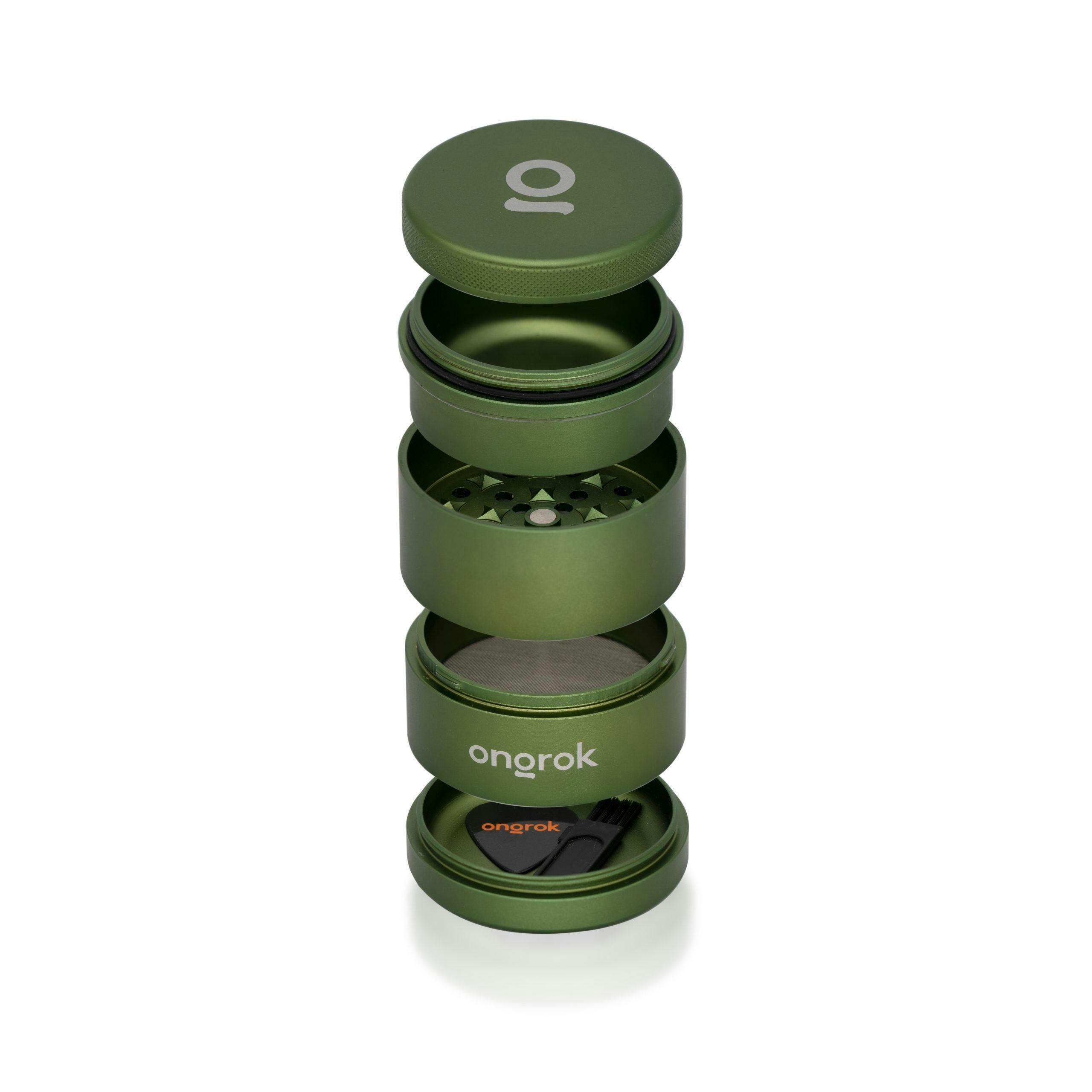 Ongrok 5 Piece Storage Grinder (Green)