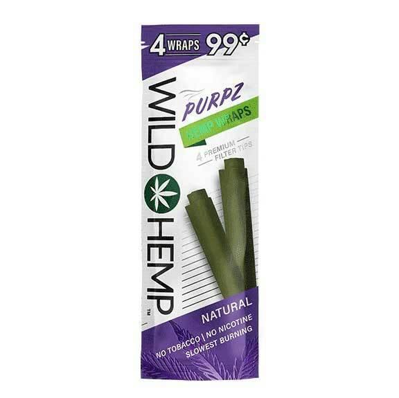 Wild Hemp Wraps 4pk- Purpz