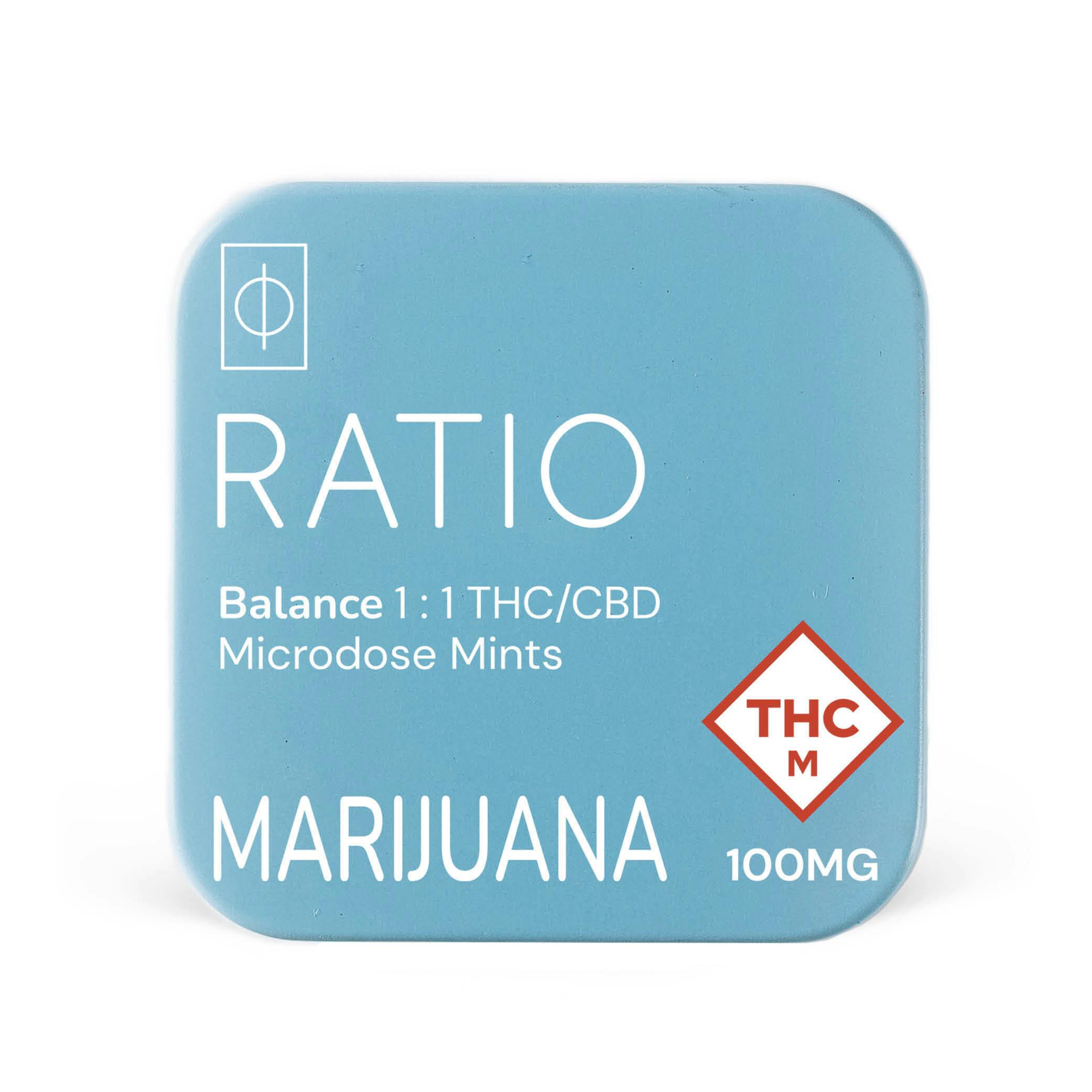 RATIO Balance Peppermints Microdose 1:1 THC:CBD