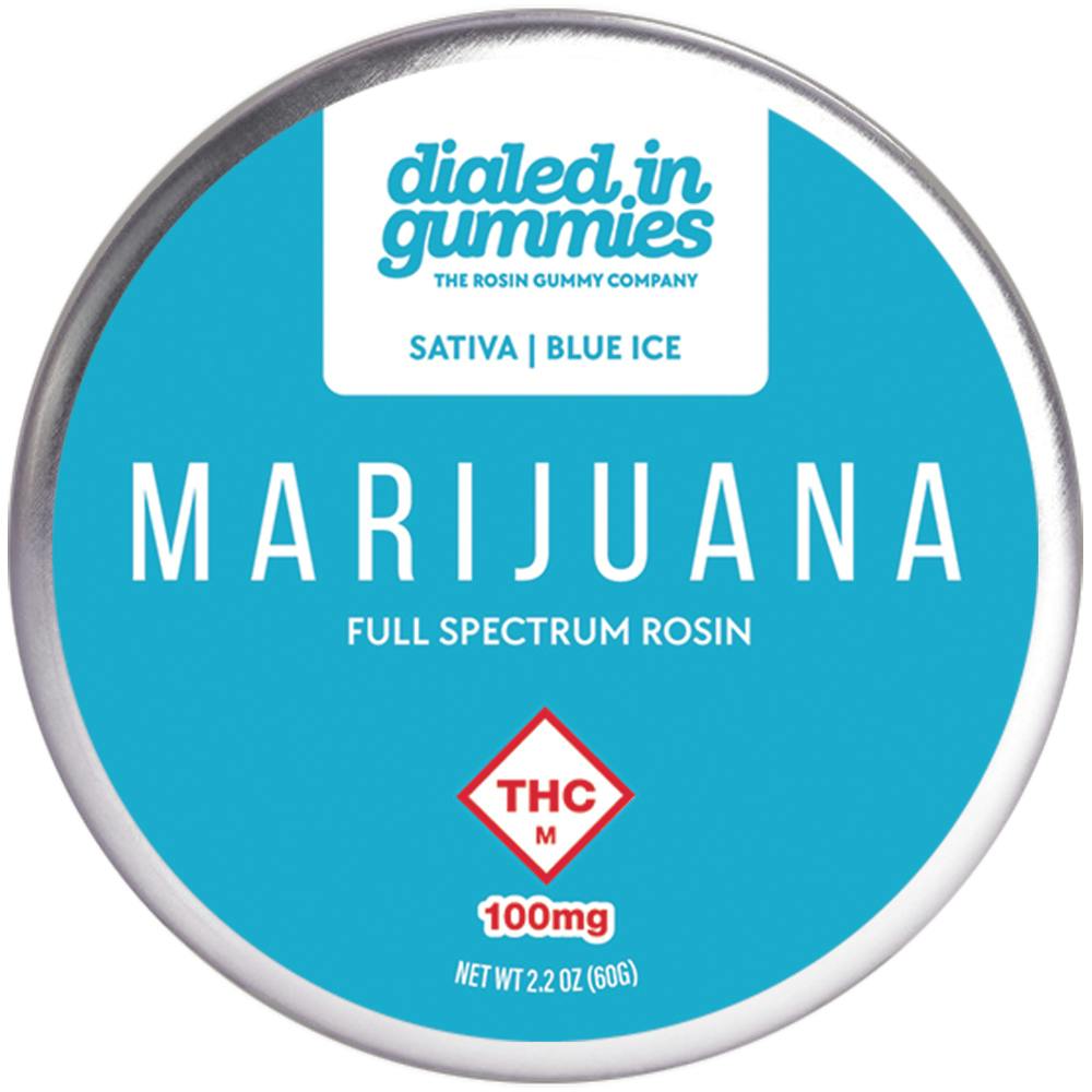 Dialed In Blue Ice Live Rosin Gummies 10pk
