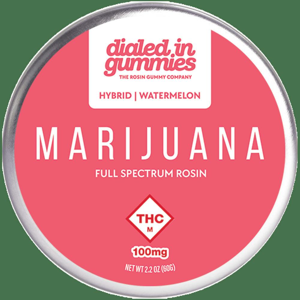 Dialed In Watermelon Rosin Gummies 10pk