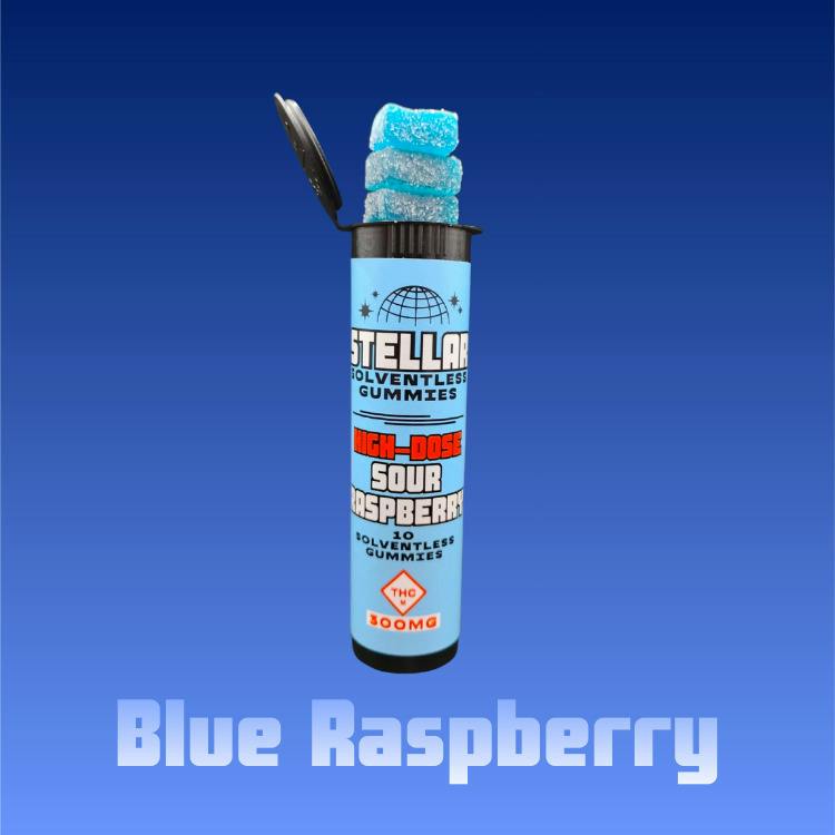 Stellar Sour Raspberry Solventless Gummies 10pk