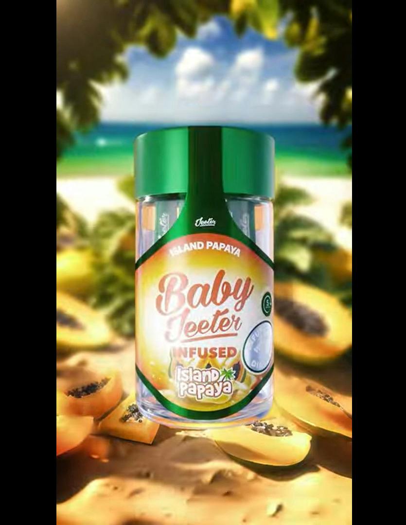 Jeeter Island Papaya Quad Infused Baby Jeeter 5pk Prerolls