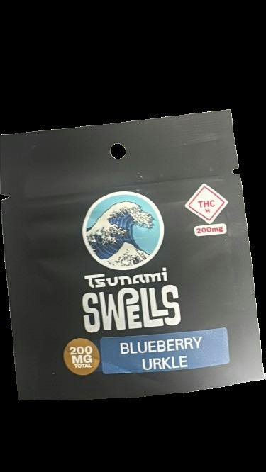 Tsunami Swells Blueberry Urkle Live Resin Gummy