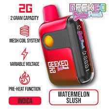 Kushy Punch Watermelon Slush GEEKED Disposable