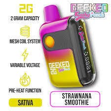 Kushy Punch Strawnana Smoothie GEEKED Disposable