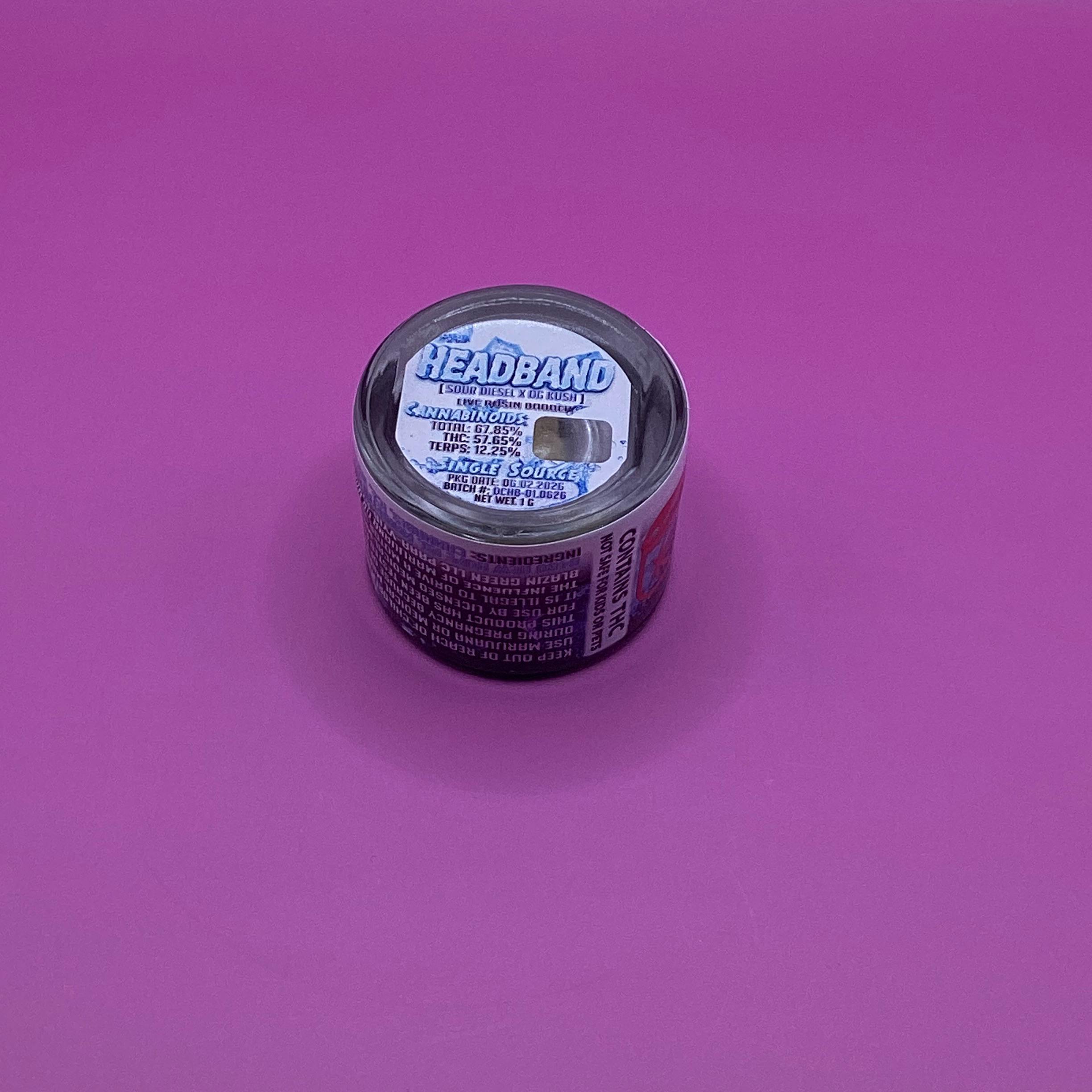 The Divine Collection - Live Rosin Badder - Headband - 1g