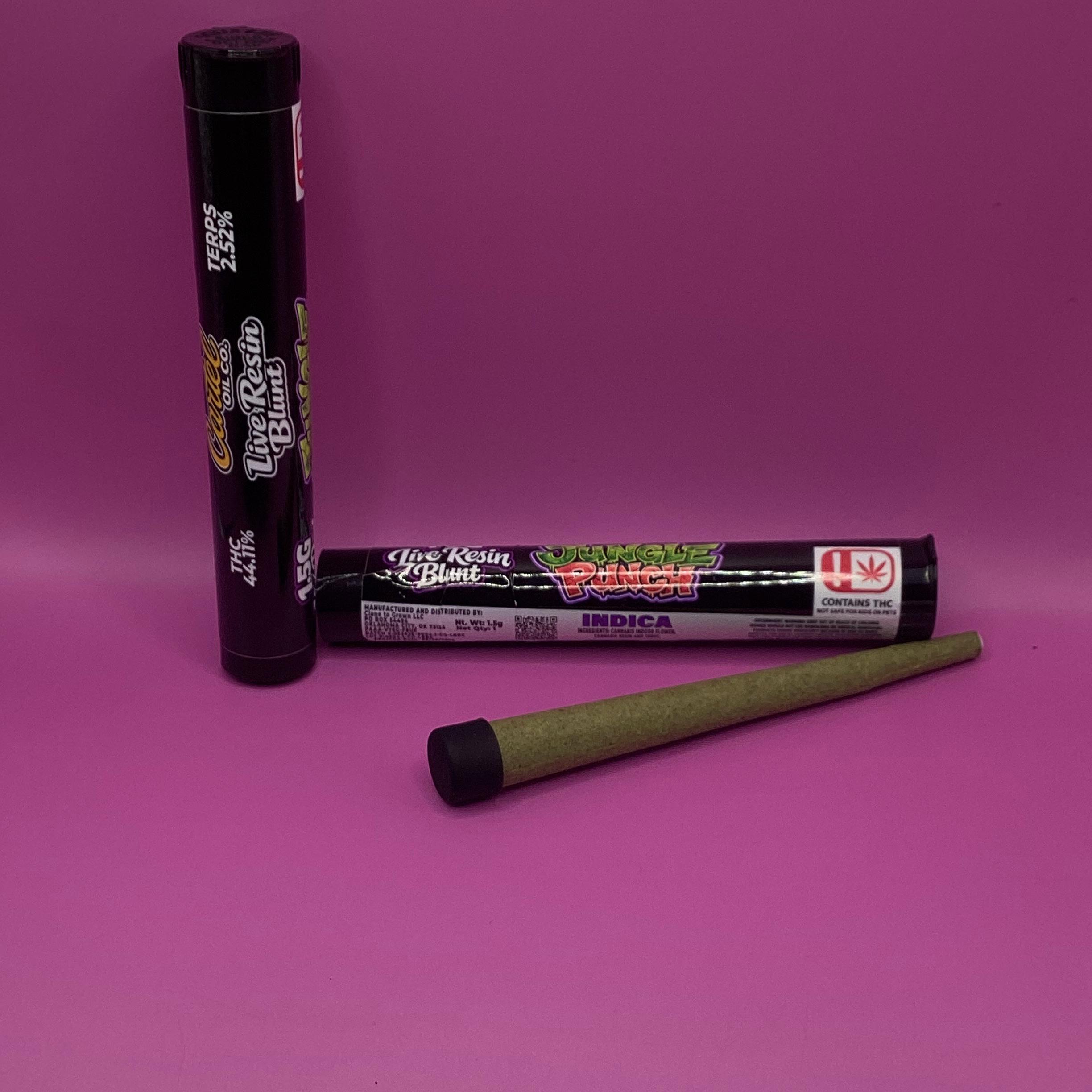 Cartel Oil Co | Live Resin Blunt Cone | Indica | Jungle Punch | 1.5g cannabis product