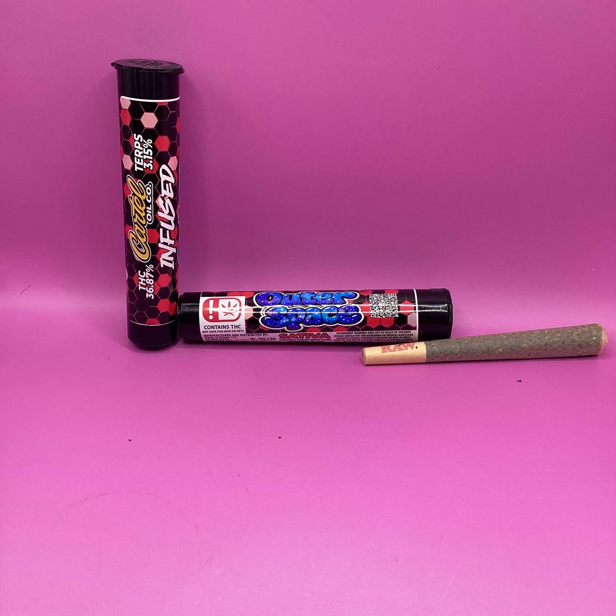 Cartel Oil Co | Infused Pre-Roll | Sativa | Outer Space | 1.2g