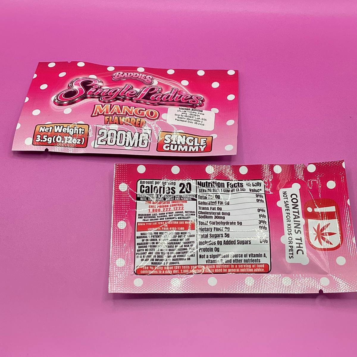 200mg Single Ladies - Mango at Grams Dispo