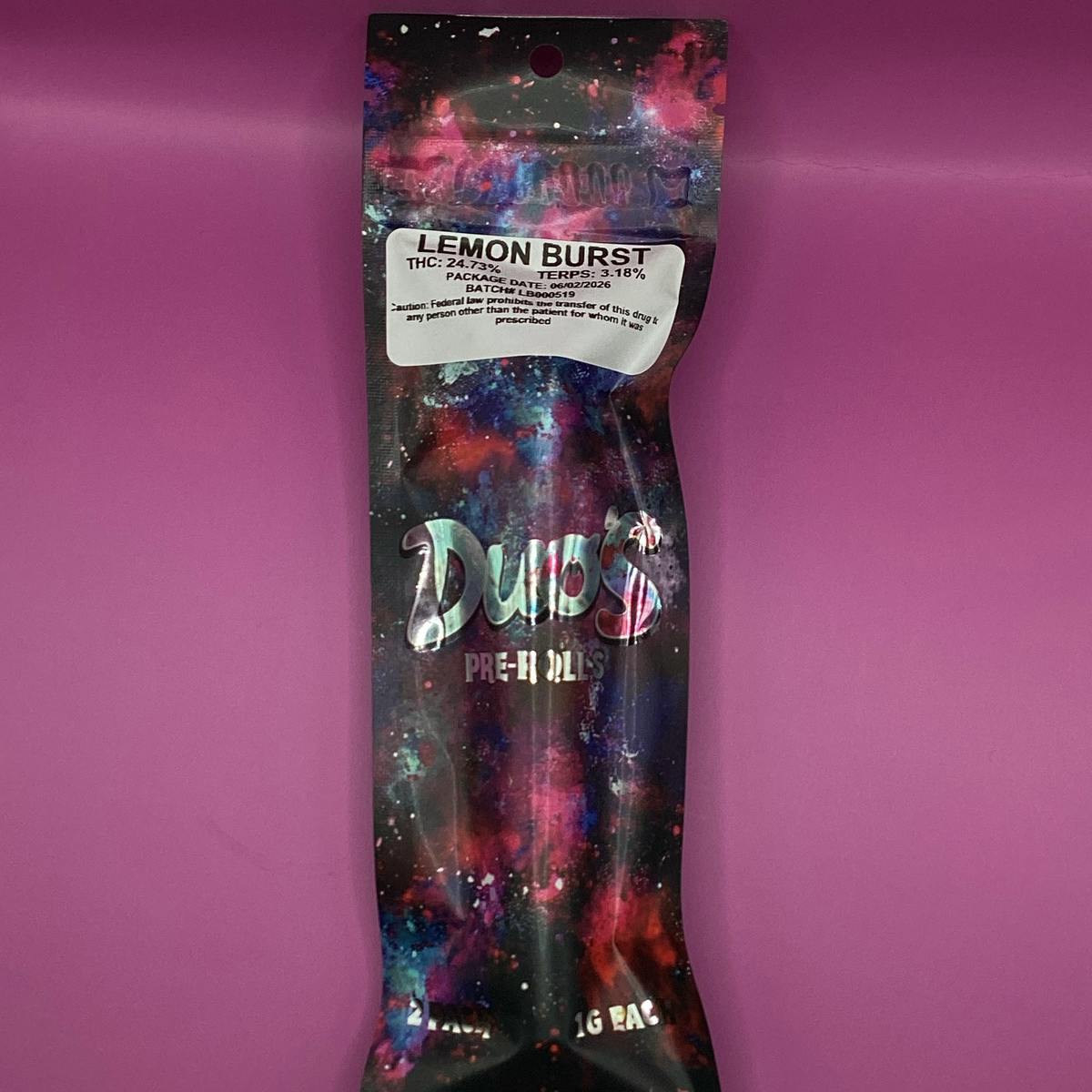 Big City - DUOS- LEMON BURST - LEMON BURST - 2g