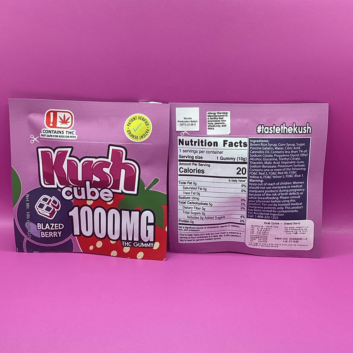 Kush Cube Blazed Berry