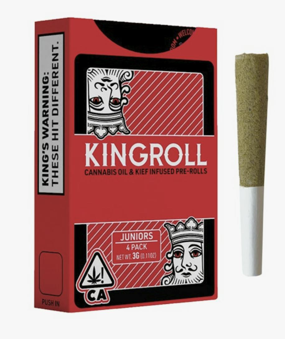 KINGROLL JR | SATIVA | MAUI WOWIE X BLUE DREAM | 4PK | INFUSED | PRE ROLL