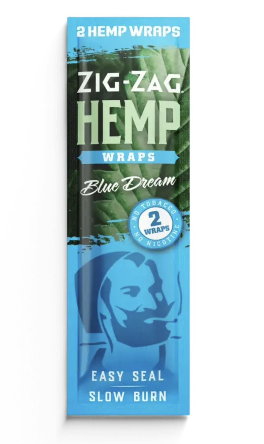 ZIG ZAG | BLUE DREAM HEMP WRAP | 2PK - One Size