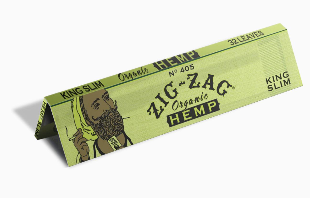 ZIG ZAG | KING SLIM ORGANIC HEMP | 32 PAPERS