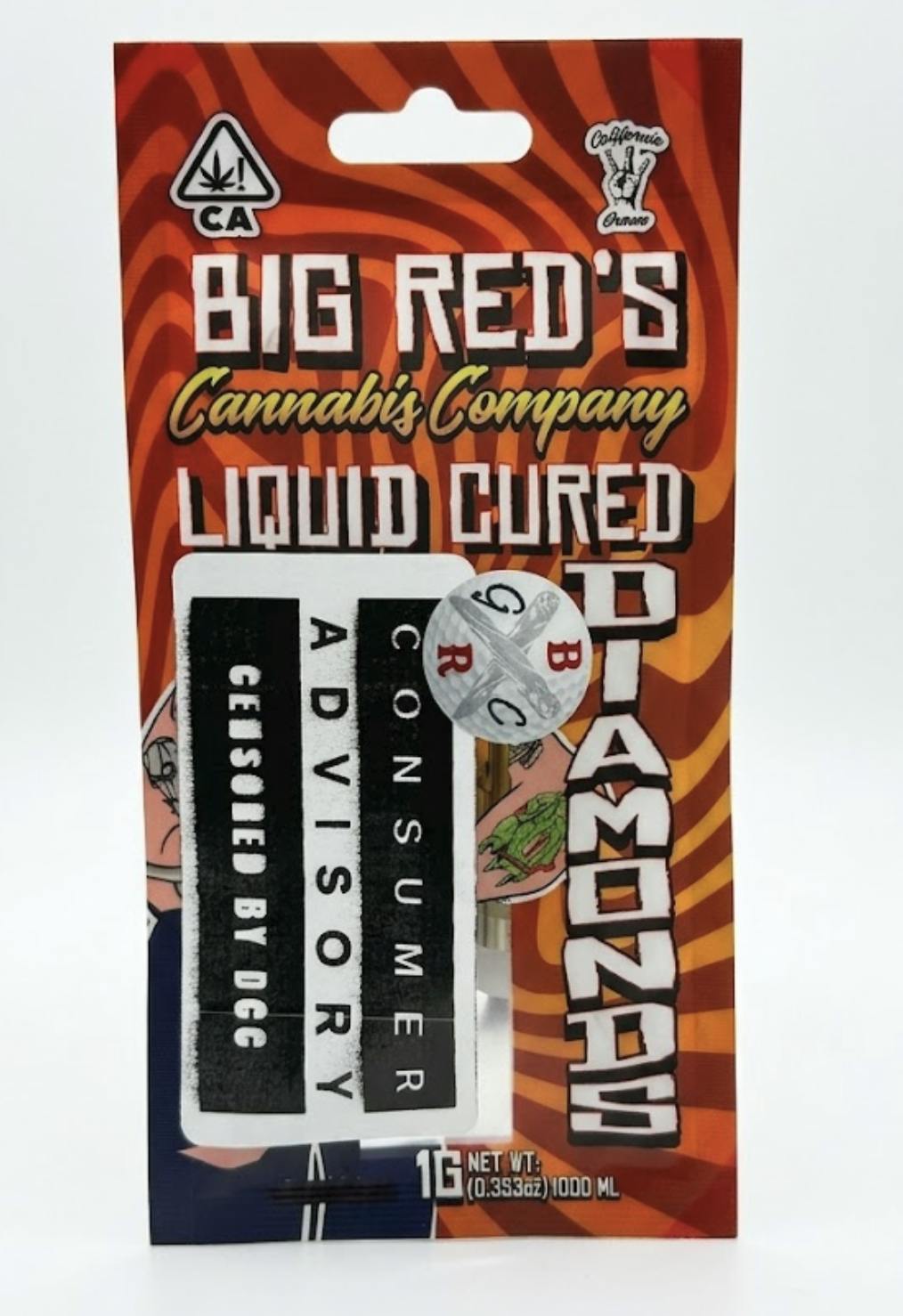 BIG RED CANNABIS CO | FROST DELAY | 1G | CURED RESIN | CART