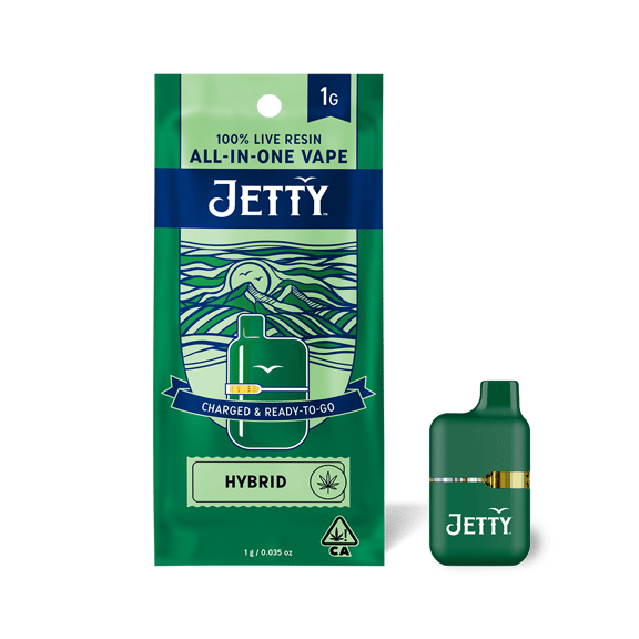 JETTY | HYBRID | VANILLA CLOVE | 1G | LIVE RESIN | AIO
