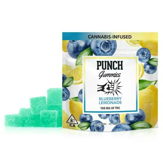 PUNCH | BLUEBERRY LEMONADE | 100MG | GUMMY