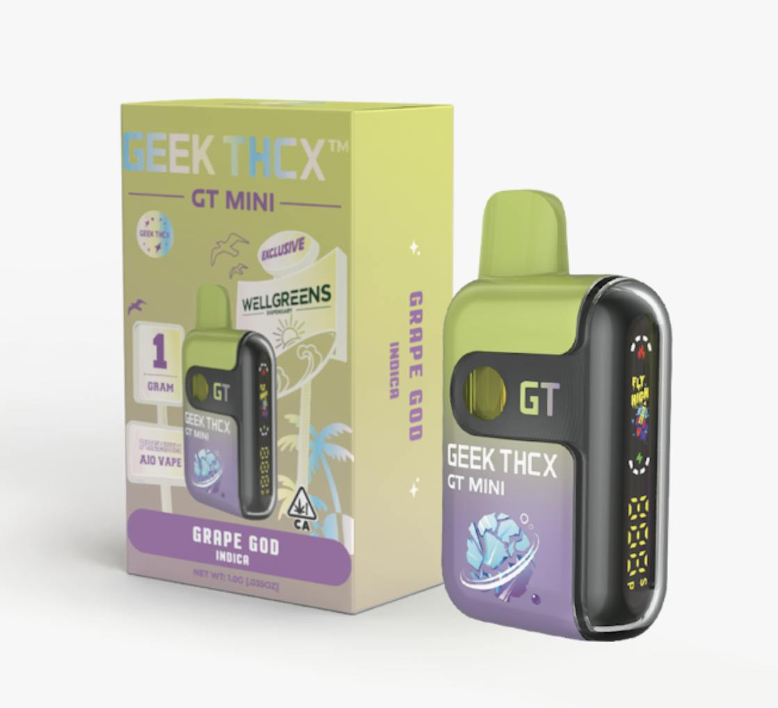 GEEK THCX | INDICA | GRAPE GOD | 1G | AIO