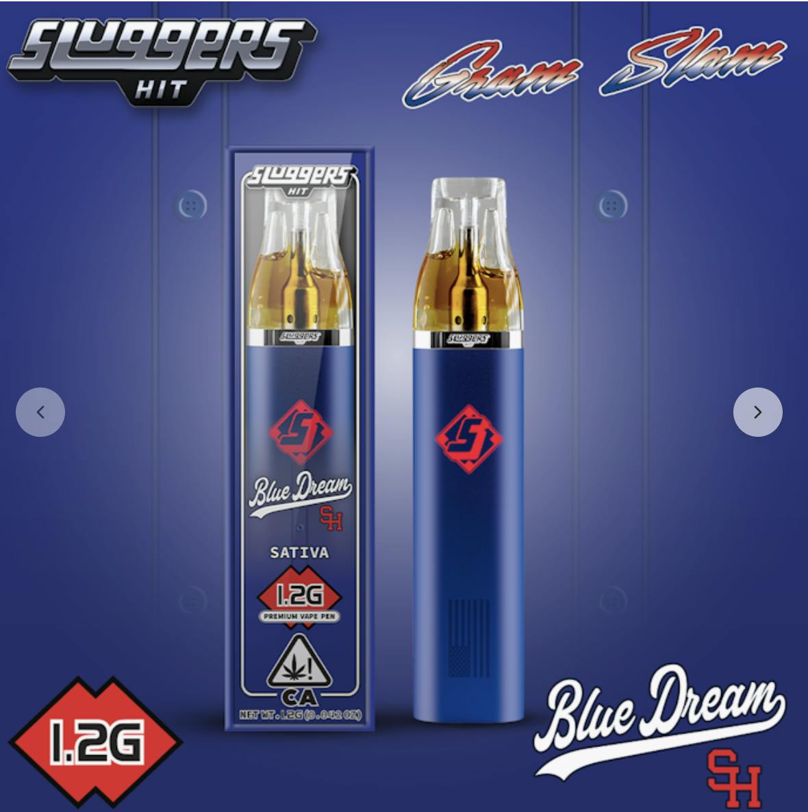 SLUGGERS | SATIVA | BLUE DREAM | 1.2G | AIO