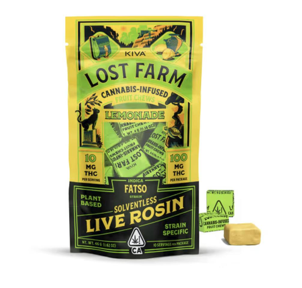 LOST FARM | CHEW | LEMONADE | FATSO | 100MG