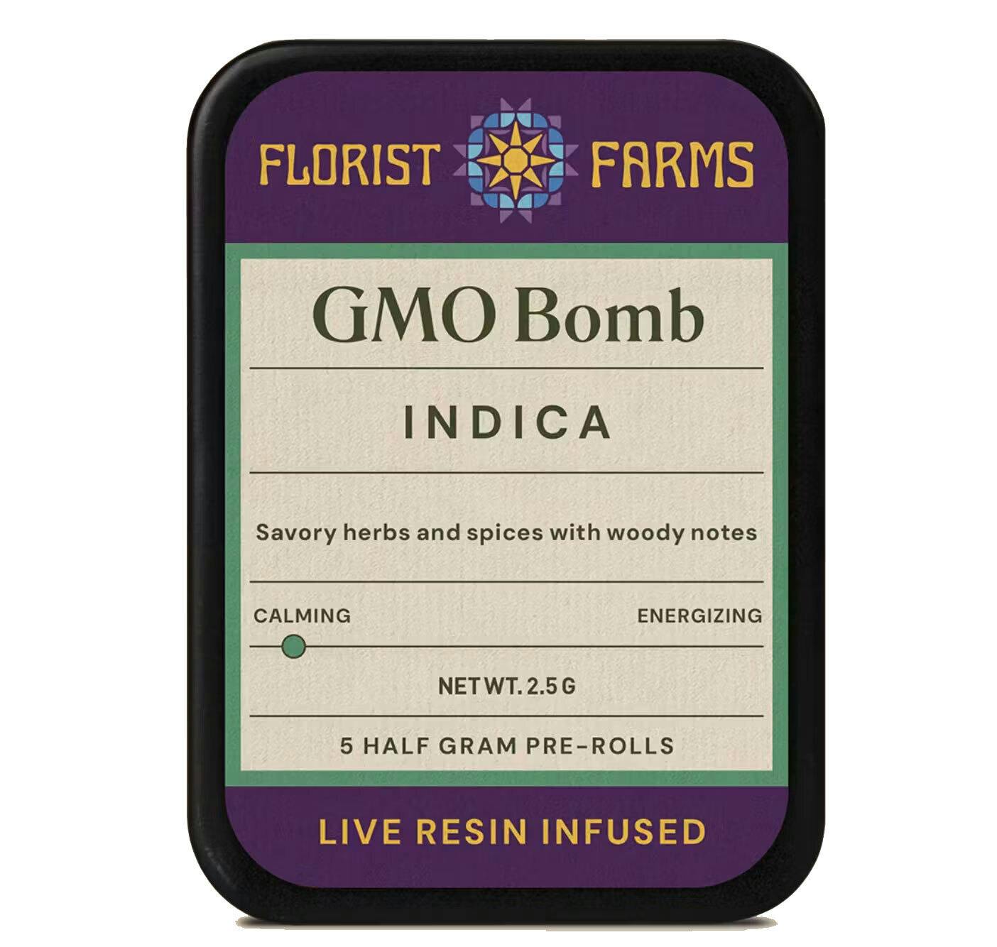 GMO Bomb Infused Pre-Roll 5pk