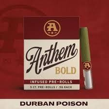 Durban Poison Glass Tip Infused Pre-Roll 5pk