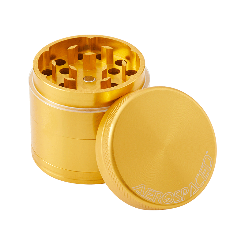 4-Piece 2" Aluminum Grinder | Gold