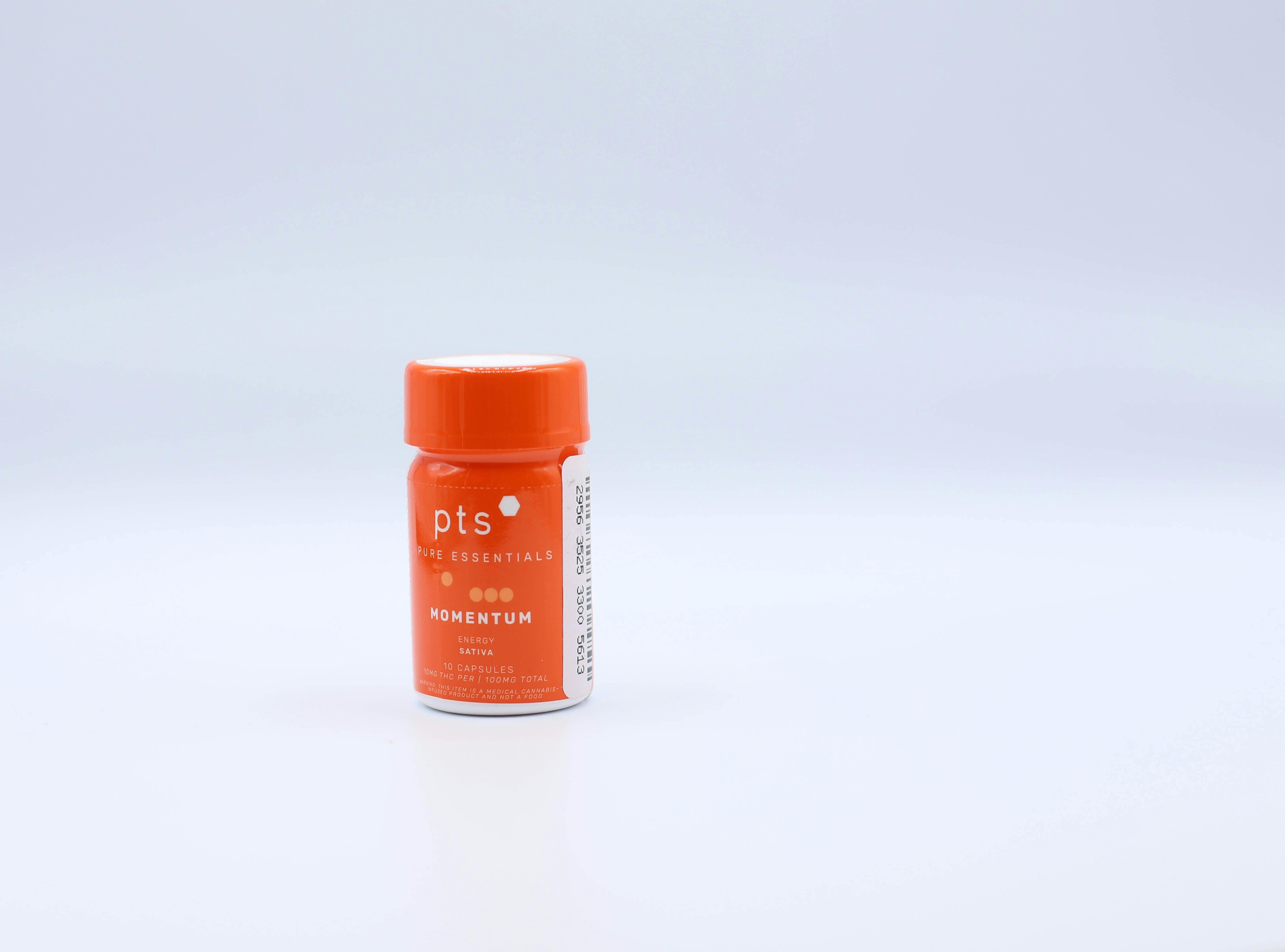 Momentum Capsules (Sativa 10pk, 100mg total)