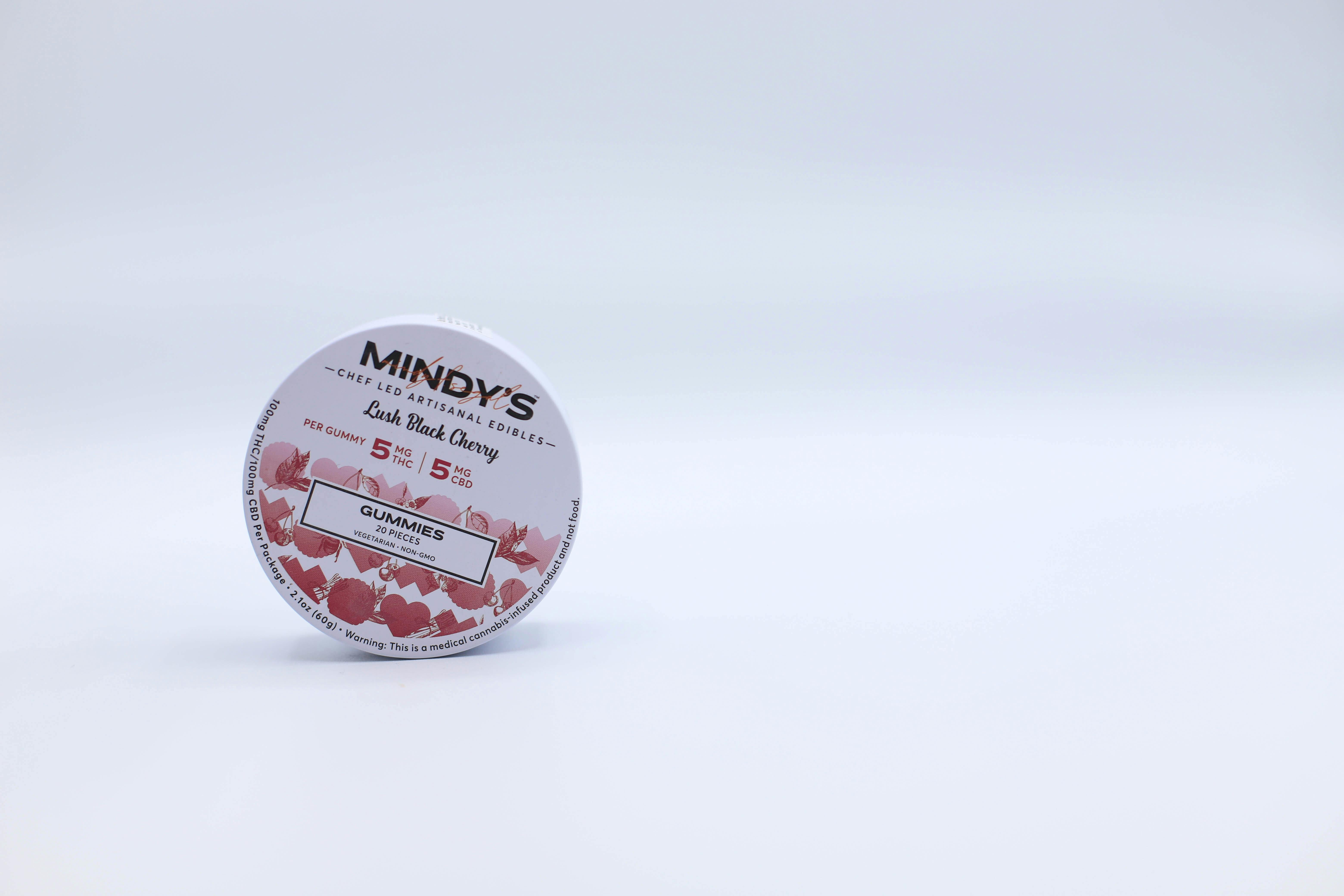 Mindy's - Black Cherry - [1:1 CBD/THC] - Gummy - [20pk, 200mg]