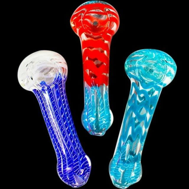 35 Glass Pipe Assorted Colors