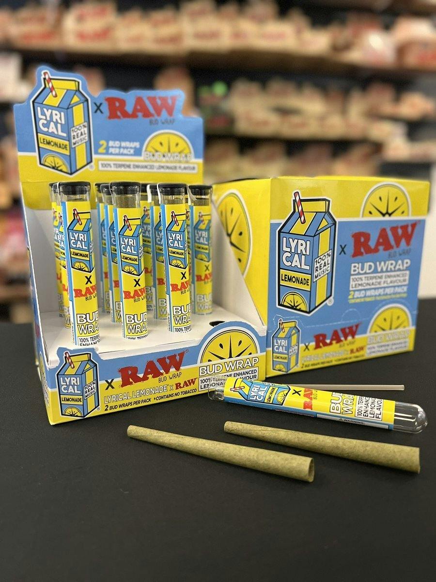 2X RAW BUD WRAP CONES BY LYRICAL LEMONADE