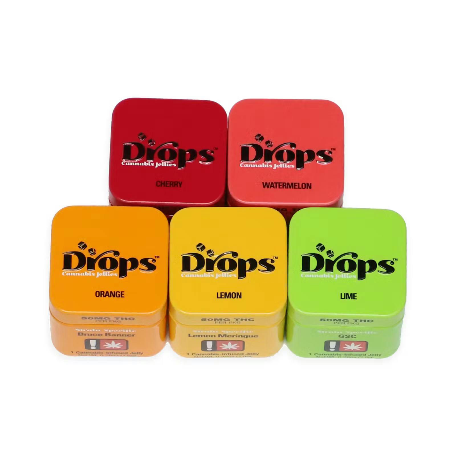 Drops | Cherry 2pc 100 Sheep | Indica (100mg THC)