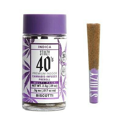 - PURPLE PUNCH - .5G 40's Infused Preroll 5 Pack