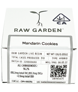RAW GARDEN Strawberry Jack #13 1.0g Live Badder,