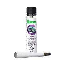 Lime - Ultra Infused Pre Roll - Live Resin, Ice Water Hash & THCA Infused Sativa Mandarin Cookies...