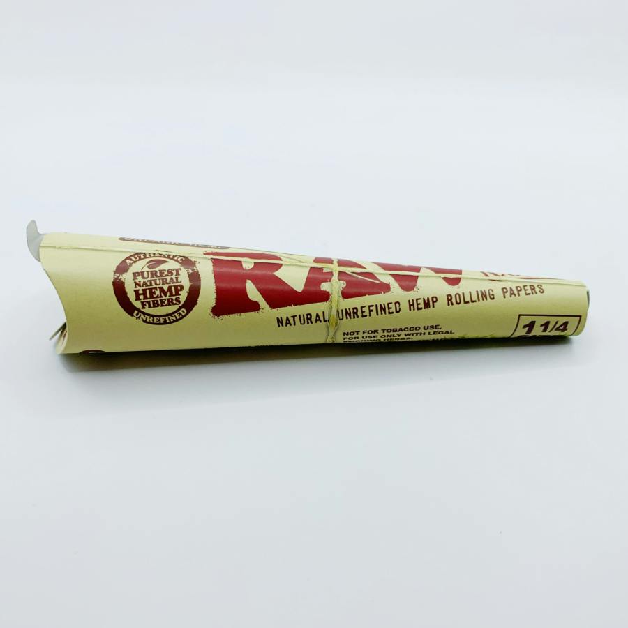 RAW Organic Hemp 1 1/4 Cones 6 Pack cannabis product
