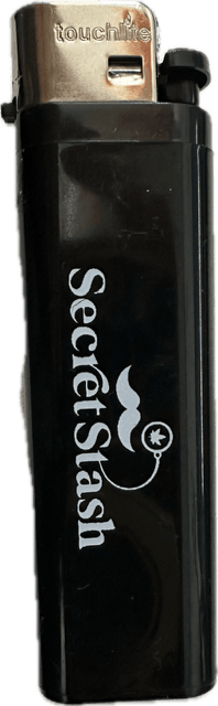 Secret Stash - Branded Lighter - Black/White at Norumbega Provisions (medical/appointment only)