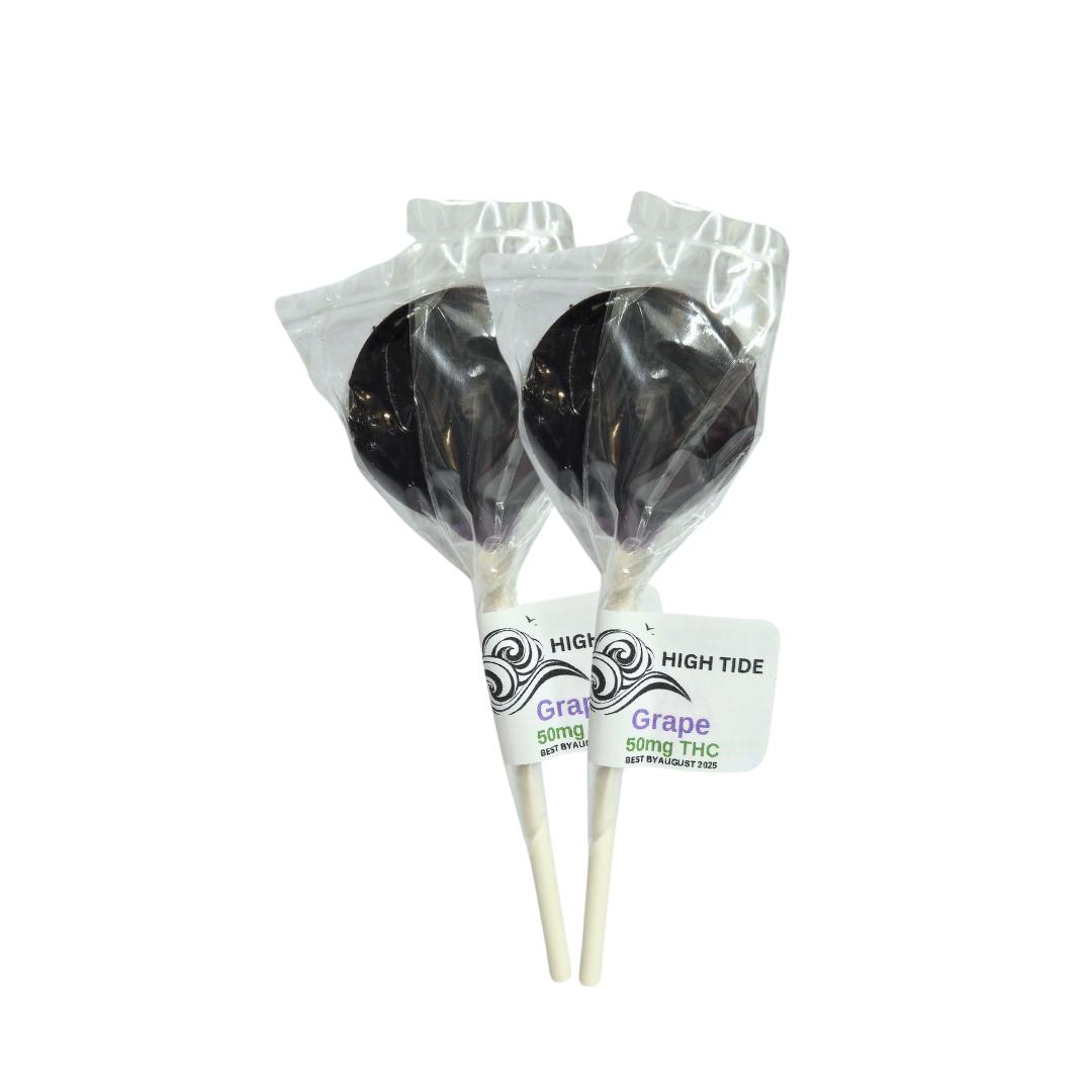 High Tide - Lollipop - Grape - 50 mg