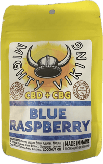 Might Viking - Gummies - CBD + CBG - Blue Raspberry - 200mg