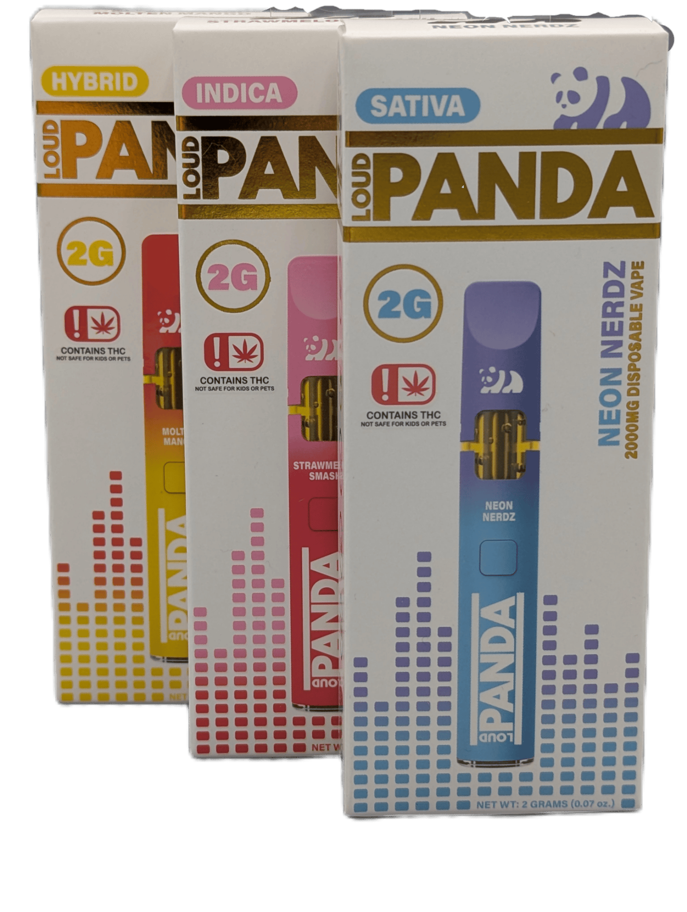 Loud Panda 2g Disposable — Rainbow Sherbet