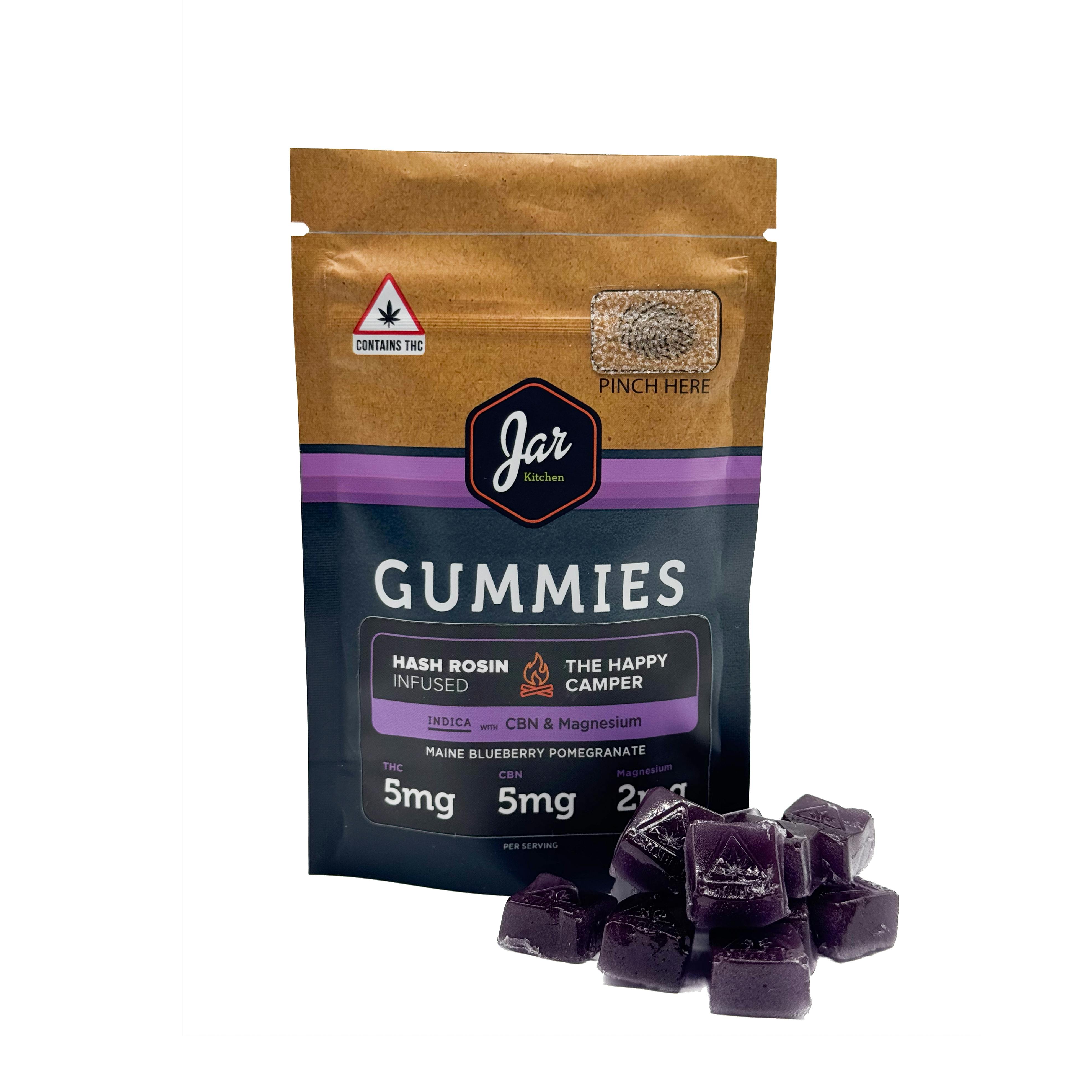 JAR Gummies Hash Rosin - Blue Raspberry 100mg 20 pk at JAR Cannabis Co. Dispensary - Carrabassett (Sugarloaf)